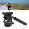 Video Tripod Head Aluminium Alloy Adjustable Portable Damping Stable Fluid