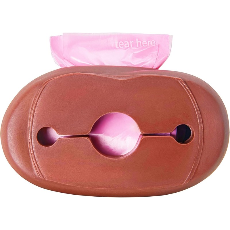 LZSOMPK Cute Poop Shaped Dog Poop Bag Holder with Sturdy