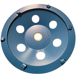 Diamondblades4us 7" Pro-Grade PCD Diamond Cup Grinding Wheel – Thick Coating Removal | Aggressive