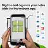 Rocketbook Rocketbook Reusable Sticky Notes Starter Pack with Storage Case,