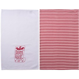 DII Christmas Tea Towels Decorative Kitchen Dish Towel Set, 18x28, Dear Santa, 2 Piece