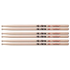 Vic Firth SD1 General Wood Tip Drum Stick 3 Pack Bundle