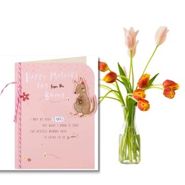 Clintons: Mummy to be Mother's Day Card, Kangaroo and Baby, Mother's Day Card from the Bump, 1st Mothers Day Card Mummy, 149x195mm, multi-color