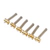 6Pcs Brass Compensated, Saddles Set for TL Tailpiece Telecaster Guitar