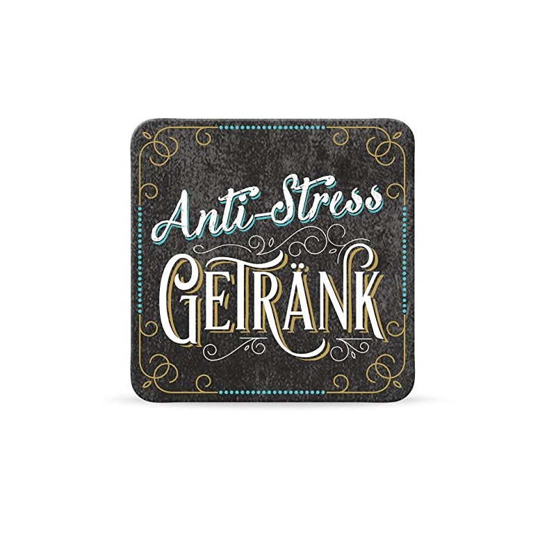 Sheepworld My Beautytree 44617 Coaster No. B19, Anti-Stress Drink, Cork,