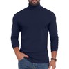 Sailwind Men's Thermal Pullover Sweater with Lightweight Turtleneck and Long