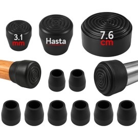 CORSE Tapon Protector para Patas De Sillas Muebles Mesa Tapones De Goma Desde 1/8" Pulgadas (0.3 cm) hasta 3" Pulgadas (7.6 cm) (8, 7/8" / 2.2 cm / 22.2 mm)