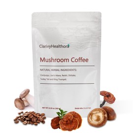 ClarivyHealthora Mushroom Coffee, Mushrooms Herbal Supplements
