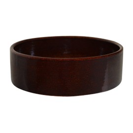 K&K - Feeding Bowl for Small Animals - Fully Glazed - Heavy Stoneware Ceramic - 125 ml - 9 x 4 cm - Brown
