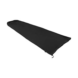 TREKMATES Microfleece Sleeping Bag Liner: Black