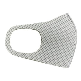 IKEPLUS MA12 Sports Mask Mesh Mask - Ice Gray - M - 5 Piece Set
