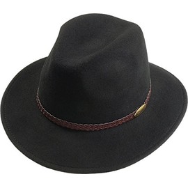 Harrys-Collection Rolling Hat in 3 Colours - Black , size: 57
