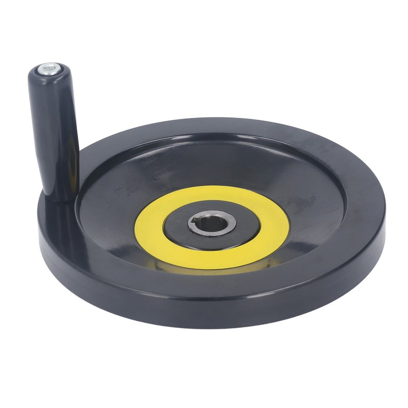 Revolving Handle Hand Wheel 18x200mm Backside Corrugated Hand Crank Handwheel