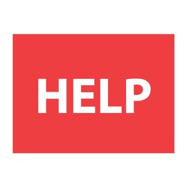 Help & OK Sign for Emergency Use for Home and Vehicle