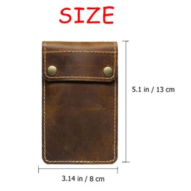 Leather Case for Watch - Protective Sleeve, Organizer, Storage Holder, Travel and Carrying Bag