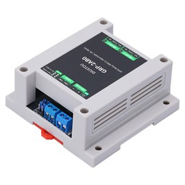 Industrial with Opto-Coupler Isolation GPIO Relay 3-24V Level Control 5-32V Power Supply with ABS DIN Rail Housing High and Low Level Dual Mode (2-Channel Relay)