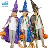 morytrade Cosplay Cloak Hat Set for Kids Witch Wizard Dracula