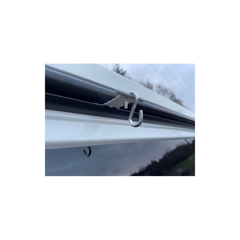 OLPRO Awning rail hangers with S hooks, 6 piece 6mm