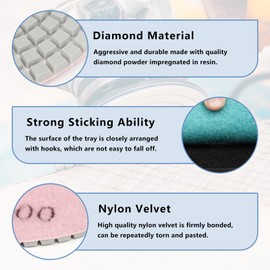8 Pack 4 Inch Diamond Polishing Pads for Drill Grinder Polisher, 50-6000 Grit Polishing Pad for Granite Marble Concrete Stone Quartz