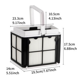 Benfosh 9991460-R1 Ultrafeiner Filterkorb kompatibel mit Dolphin Roboter-Poolreinigern,für S50 S100 Active 15 Echo T15 T25 Dx3 E10, E20, Proteus,Schwimmbad-Wartungsteile