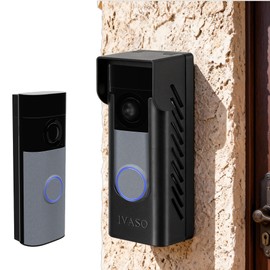 Ivaso Anti-Theft Angle Adjustable Protective Mounting Bracket for Ring Wired Doorbell Pro 3rd Gen New Model