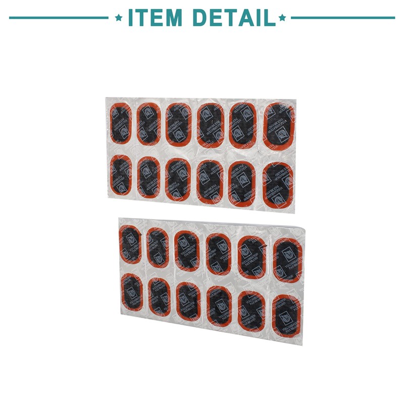 ACROPIX 24pcs Car Tire Puncture Repair Patch Patch Rubber Tool