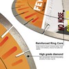 FEWELL 14inch Diamond Saw Blade 45° Miter Cutting Porcelain Bridge