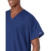 Cherokee Originals Unisex V-Neck Scrubs Shirt, Navy, Large