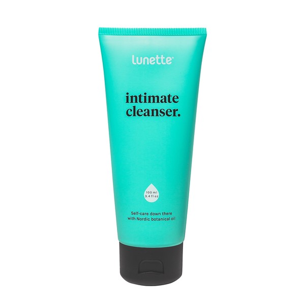lunette Intimate Cleanser, Cleansing, Soothing and Moisturizing Wash, 3.4 Fl Oz Tube