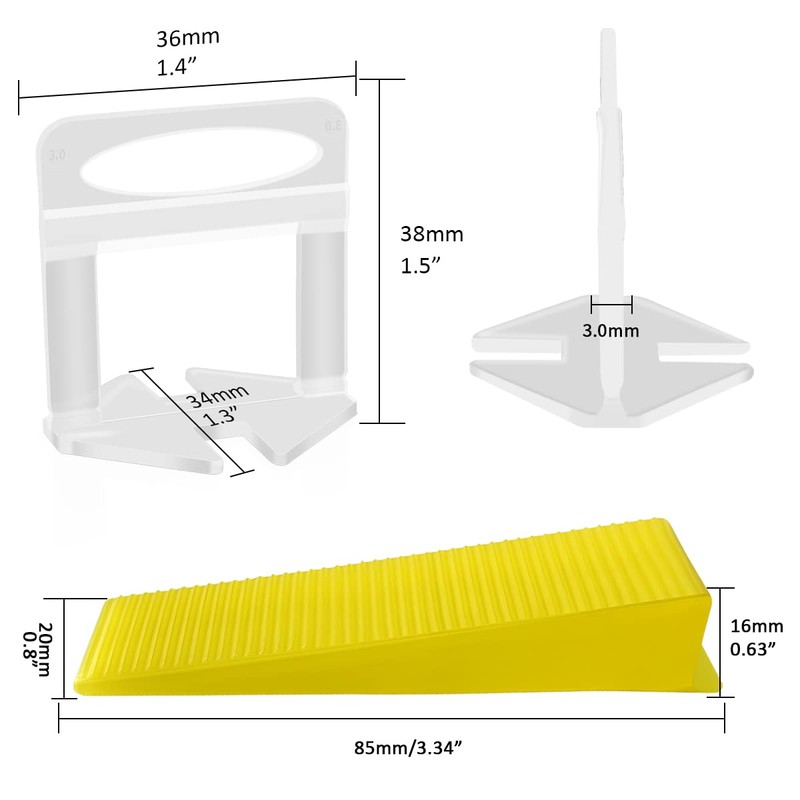 DGSL Tile Leveling System with Tile Plier - 300-Piece Tile