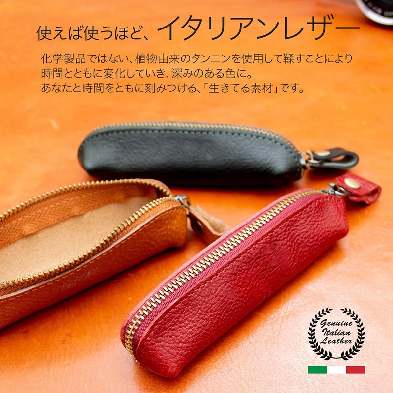 Raficaro Genuine Leather Coin Case, Women's Coin Purse, Simple, Compact,