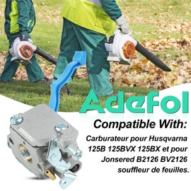 Carburetor Kit for Stihl Husqvarna 125B 125BVX 125BX, ADEFOL Replacement Parts, Engine Accessories, OEM Part Number C1Q-W37 Carburetor Focus Kit