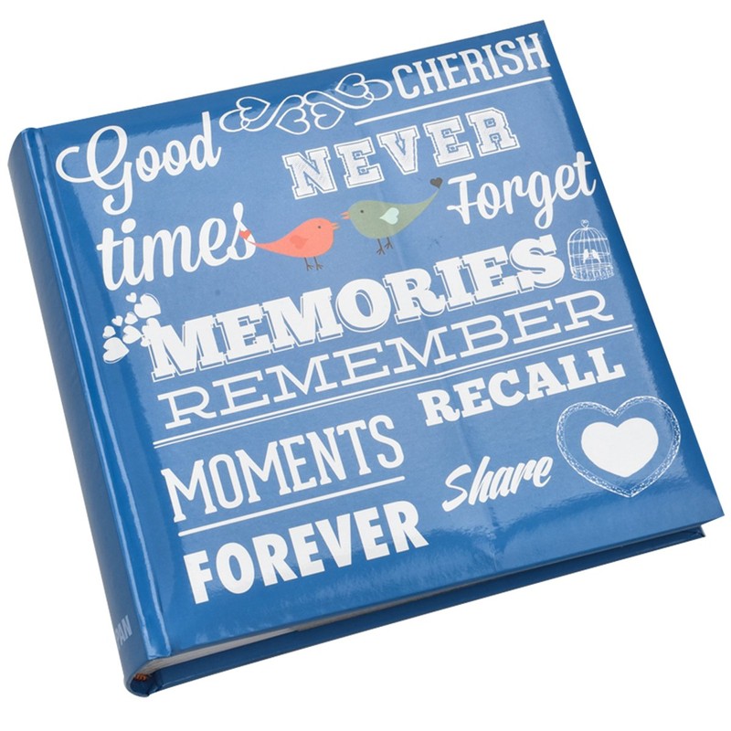 Arpan Blue Memo Slip in Photo Album 10 x 15