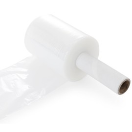 Sam Wrap (R) Stretch Wrap 5" x 1000' Roll With Handle, 80 Gauge Extra Thick Durable Self-Adhering Plastic Wrap for Moving, Packing Wrap Industrial Strength, Clear Plastic Pallet Shrink (2 Pack)