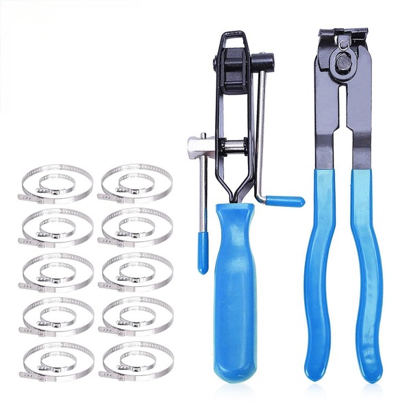 AstraLoom 22-Piece CV Boot Clamp Stainless Steel Tool Set, Featuring