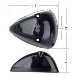 LBRST 1x Smoke Lens Cab Roof Marker Running Lamps Compatible with Dodge Ram 2500 1994-1998 For Dodge Ram 3500 1994-1998 Super Duty Pickup Trucks