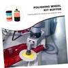 BUGUUYO 12pcs Wave Polishing Pads Kit for Auto Car Detailing