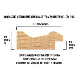 The Rusty Roof-Distressed Classic Coastal Grey Stain-Solid Wood Picture Frame-11.75x16.5 (A3)