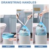 4 Gallon Trash Bags Drawstring 100 Count, JUKFITA Strong Small
