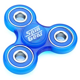 Spin Gear Hand Spinner Tri FS01 (Clear Blue) Compatible with Tsumikasane