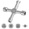 Vivantia 4-Way Utility Key for UK Gas Meters - 8mm