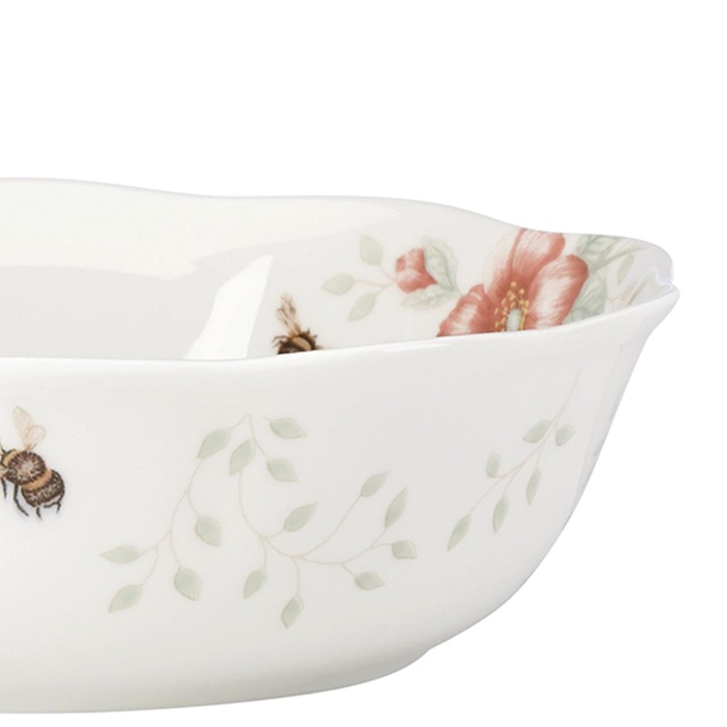 Lenox Butterfly Meadow Soup Bowls Set of 4, Service For