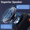 JYX Portable Wireless Speaker Karaoke Machine with 2 Microphones and