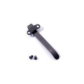 EZSMITH (Model 24 Universal Pocket Clip - (Tactical Black Finish) - Replacement Pocket Clip for Folding Knives, Cell Phones, Flashlights, Tactical Gear, Wallets, Tools