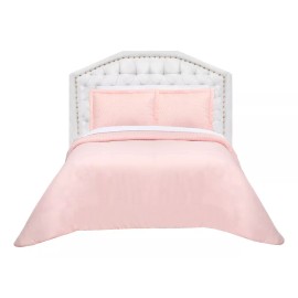 Elefantito Hogar Edredon King Size Con 2 Fundas Calidad Premium Noli Rosa