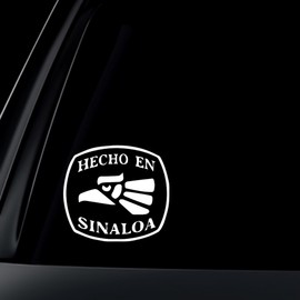 World Design Hecho En Sinaloa Car Decal/Sticker