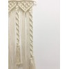 Winterdemoon Handmade Cotton Home Decor Macrame Wall Hanging Beige
