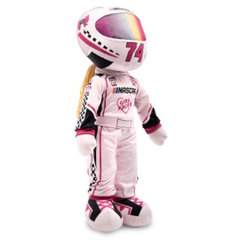 Playtime by Eimmie NASCAR, Team Penske & Hendrick Motorsports Plush Figure, 14-Inch Racing Rag Doll - Baby Doll - Quality Materials, Doll for All Ages - Plush Rag Doll (Pink Nascar Girl Driver)