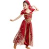 TLMNU Belly Dance Costume Girl Jasmine Princess Indian Belly Dance