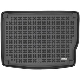 REZAW-PLAST Trunk Mat Compatible with Kia NIRO Hybrid 2017-2022 Cargo Liner All Weather Custom Fit Tailored Odorless Anti Slip Rear Rubber Floor Mat Waterproof SUV Accessories Black